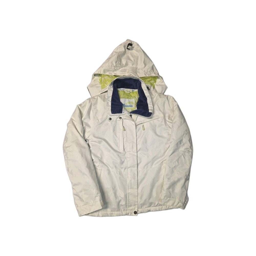 Morrow Polyester 5000mm Waterproof White Size M Snowboard Jacket